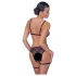 Cottelli - bodyharness med kæde - 2 dele - sort