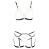 Cottelli - bodyharness med kæde - 2 dele - sort