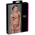 Cottelli - bodyharness med kæde - 2 dele - sort - L