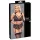 Cottelli Bondage Plus Size - blonde bh-sæt (sort) - 3XL