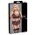 Cottelli Bondage Plus Size - blonde bh-sæt (sort) - 4XL