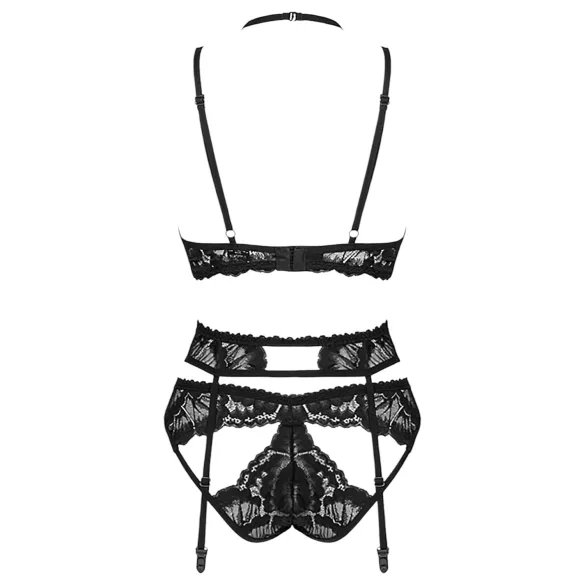 Obsessive Alessya - blondelingeri sæt (sort) - M/L