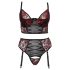 Cottelli Plus Size - BH-sæt (rød)