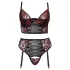 Cottelli Plus Size - bh sæt - rød - store størrelser