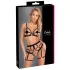 Cottelli - lingerie sæt - 2-delt harness - sort - L