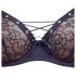 Cottelli Party - snøret bh-sæt (sort) - 85C/L
