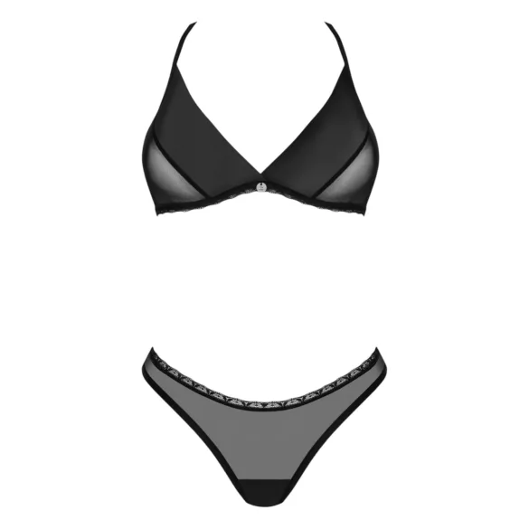 Obsessive Latinesa - bh sæt - blonder - sort - M/L