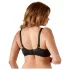Cottelli Plus Size - bh-løfter (sort)