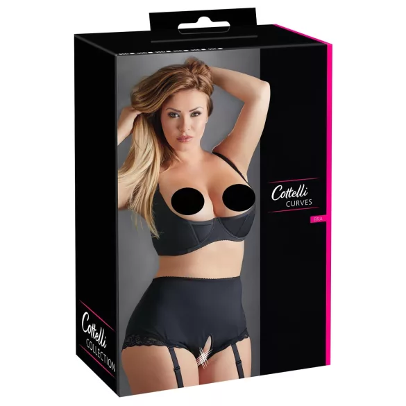 Cottelli Plus Size - bøjle bh - sort - plus size - 95E