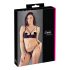 Cottelli - stroppeløs bh & sort tanga