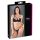 Cottelli - stroppeløs bh & sort tanga - 85C/L