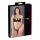 Cottelli - bh med stropper og ringe - tanga - sort - 85C/L