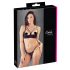 Cottelli - stroppeløs bh & sort tanga - 85C/L
