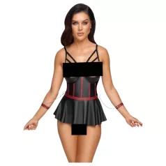   Cottelli Bondage - bondage sæt med håndjern - blank sort - 80B/M