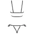 Cottelli Bondage - bondage kropssele bikini - blank sort - XL