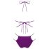 Obsessive Balitta - skinnende hals-rem bikini (lilla)