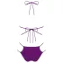 Obsessive Balitta - skinnende, halterneck bikini (lilla)