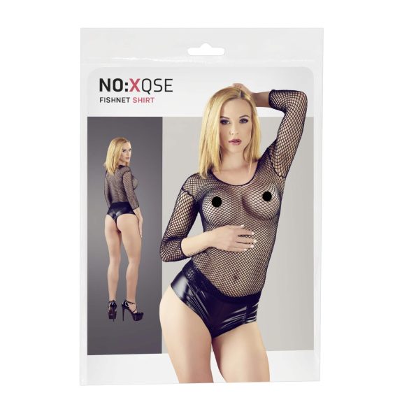 NO:XQSE - Kvinders nettop - sort (S-L)