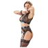 Cottelli Bondage - 4-delt blonder lingeri sæt