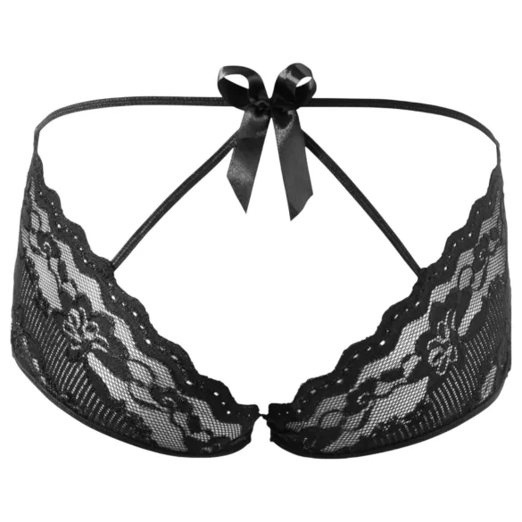 Cottelli - fransk trusse - pikant blonde - sort