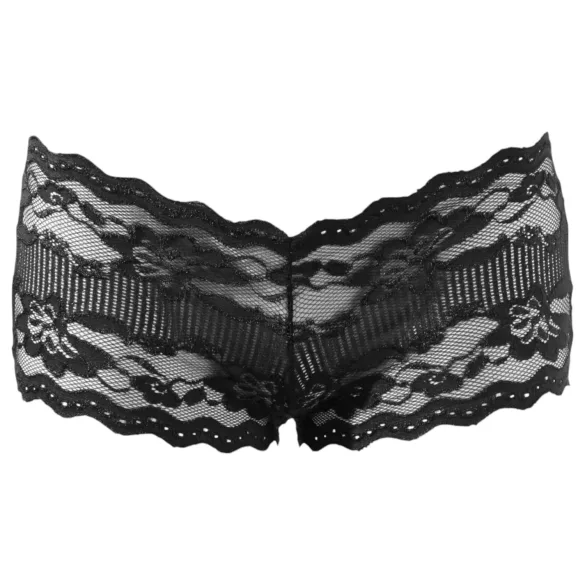 Cottelli - fransk trusse - pikant blonde - sort