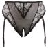 Cottelli Plus Size - blonde hofteholder trusser (sort) - XXXL