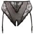 Cottelli Plus Size - blonde hofteholder trusser (sort) - XXXXL