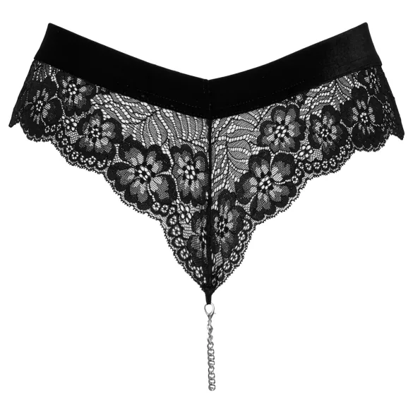 Cottelli Party - blonde trusse med kæde - sort