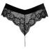 Cottelli Party - Kædeforstærket blonde trusse (sort) - XL
