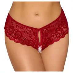 Cottelli - åben trusse - blonde - rød