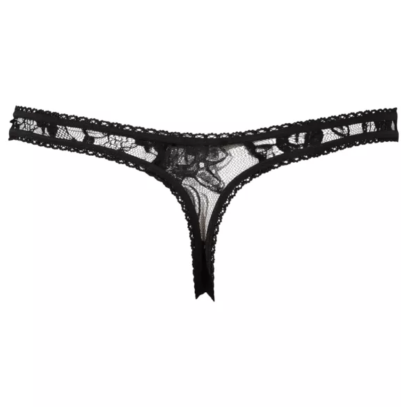 Cottelli - G-streng trusser - blonde - sort - M