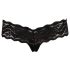 Cottelli - Perle Blonde Tanga (sort)