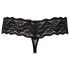 Cottelli - Perle Blonde Tanga (sort) - M