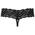 Cottelli - Perle Blonde Tanga (sort) - M