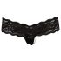 Cottelli - Perle Blonde Tanga (sort) - M
