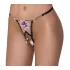 Cottelli - dametanga - broderet lilje - sort/hvid - M/L