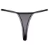 Cottelli - dametanga - broderet lilje - sort/hvid - M/L