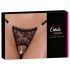 Cottelli - luksuriøse perlebesatte trusser med rosé (sort) - M/L
