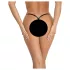 Noir - tanga - blank look - sort