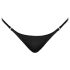 Noir - skinnende effekt tanga (sort) - L/XL