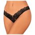 Obsessive Donna Dream - Åben blonde tanga (sort)