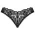 Obsessive Donna Dream - Åben blonde tanga (sort)
