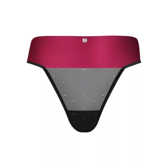 Obsessive Tienesy - tanga med sløjfe - rød - L/XL