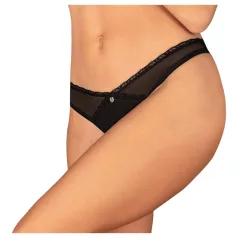 Obsessive - åben g-streng - sort - XL/XXL