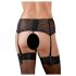 Cottelli - Sort basis strømpeholder - XXL