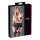 Cottelli Plus Size - Blonde & Snøred Strømpeholder (Sort) - 2XL