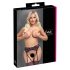 Cottelli - sort blonde hofteholder (sort)