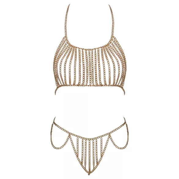 Cottelli - kropssmykke med kæde - guld