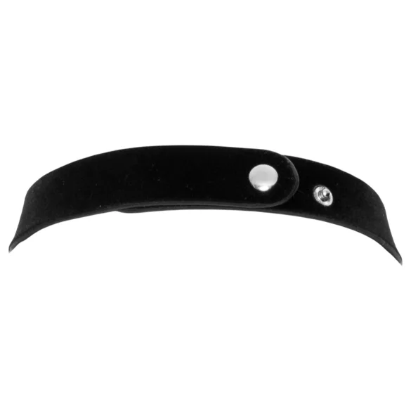 Cottelli - halsbånd med hjerte - sort