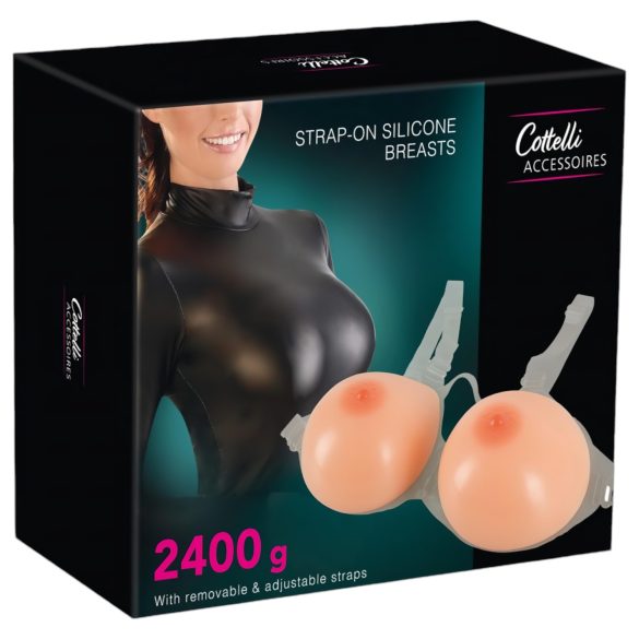 Cottelli silikone push-up bryster (2x1200g)